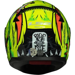 Capacete LS2 FF353 Rapid Badass - Amarelo - Masculino - Feminino