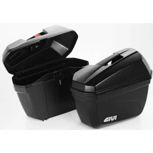 Baú Lateral Givi E-22N Monokey Preto (Par) - 22 Litros