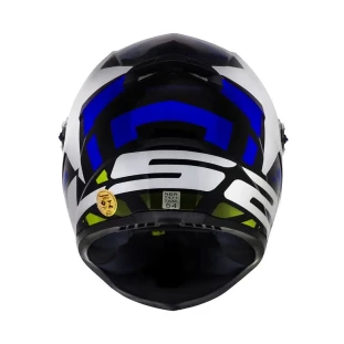 Capacete LS2 FF358 Starwar Azul/Amarelo Fluor