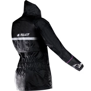 Capa de Chuva LS2 Nac Fluxus Lady Evo Black 