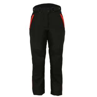 Calça LS2 Chart (Impermeável/Feminina) Lady - Preto/Vermelho 