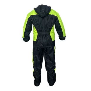 Capa De Chuva GP Tech Pioggia Nylon Preto-Amarelo - Para motoqueiro - Motociclista - Motoboy - Urbano