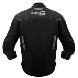 Jaqueta Feminina GP Tech Essence Preta/Cinza - Motociclista - Motoqueiro - Resistente a Água - forro termico - Urbano - Touring