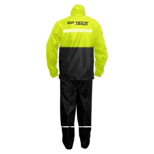 Capa De Chuva Gp tech Siena Nylon Premium Preta/Amarelo 