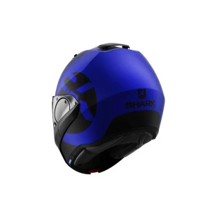 Capacete Shark Evo Es Kedje - Azul Fosco - Articulado - Óculos interno - Masculino - Feminino 