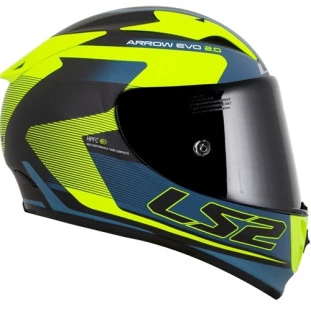 Capacete Ls2 FF323 Arrow Evo Compete - Azul fosco/Amarelo/Preto 64