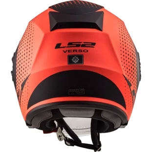 Capacete LS2 Verso OF570 Spin - Fluo Laranja/Preto 