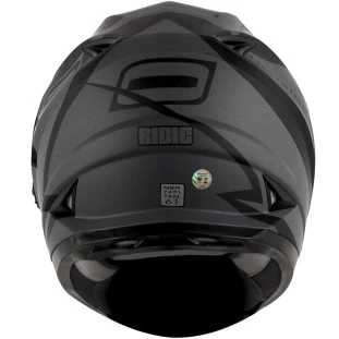 Capacete Norisk FF302 Ridic - Preto/Cinza Fosco 