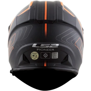 Capacete LS2 Pioneer MX436 Element -  Preto/Titanio Fosco