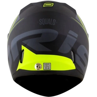 Capacete Norisk FF391 Squalo -  Preto/Amarelo Fluor 