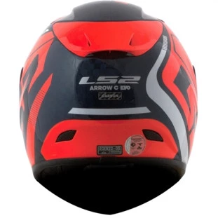 Capacete LS2 FF323 Arrow C Sting -  Azul/Laranja Fibra de Carbono  - Masculino - Feminino 
