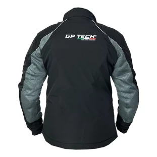 Jaqueta Feminina Wind Preta-Cinza - Para motoqueira