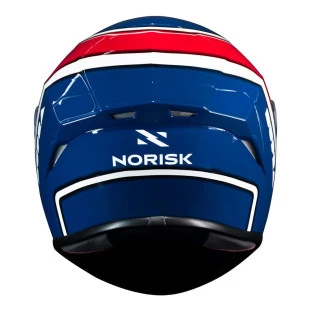 Capacete Norisk Supra Ace - Azul/Vermelho - Para Moto Masculino e Feminino - Unisex