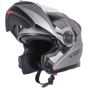 Capacete Texx Escamoteável Gladiator V3 Chumbo Fosco