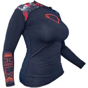 Camiseta M.Longa 2 Pele Moving Rosas Vermelhas 