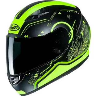 Capacete HJC CS-15 Safa - Verde - Free Intercomunicador  Masculino - Feminino - Suporte pinlock 