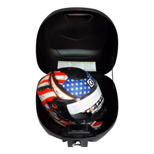 Baú Bauleto Givi Tour Monolock E30nt 30 Litros Fumê