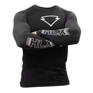 Camiseta Hlx Manga Longa 2 Pele Moving - Preto 