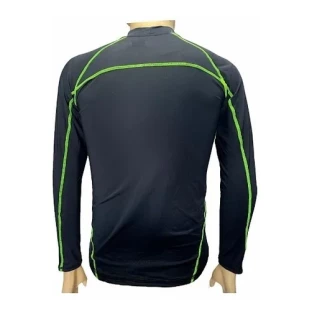 Camiseta Segunda Pele Tutto Moto Fluor - Preto 