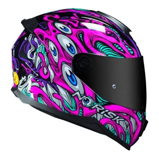 Capacete Norisk Razor Parasite - Rosa- Para Moto Masculino e Feminino - Unisex