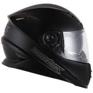 Capacete Norisk FF302 - Com Óculos Interno - Monocolor Preto Fosco - Para Moto Masculino e Feminino - Unisex