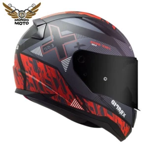 Capacete LS2 FF353 Rapid Xtreet - Preto/Vermelho