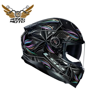 Capacete LS2 FF811 Vector 2 Tropical Preto/Branco