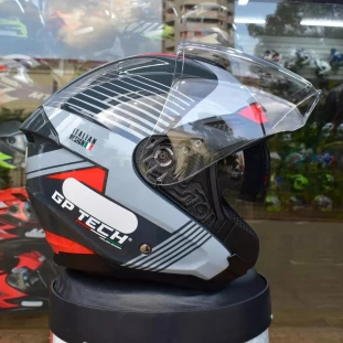 Capacete GP Tech Aberto OF669 Air Vermelho 