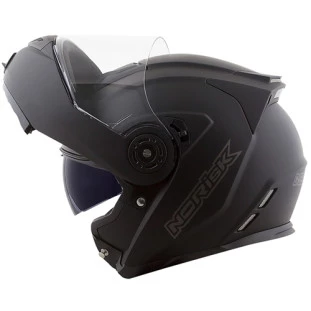 Capacete Norisk Route FF345 Monocolor Fosco Preto 