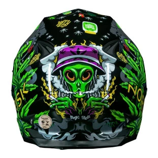 Capacete Norisk FF302 Soul Magic Seeds - Verde 