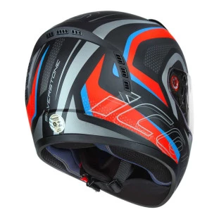 Capacete Peels Icon Silverstone - Preto/Vermelho 