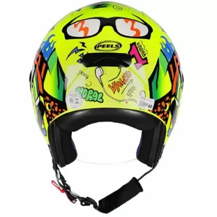 Capacete Peels Freeway King Amarelo Limão/Colorido 
