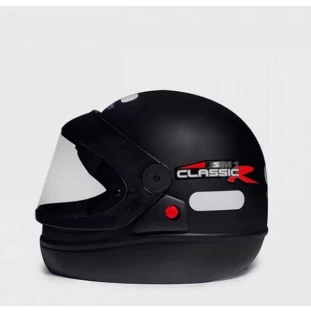 Capacete Taurus San Marino Classic - Preto -Fosco 60