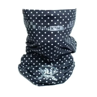Tubo Flex HLX Preto Bolinha Branca