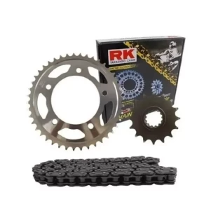 Kit Transmissão BROS160/XRE190 - C/RET RK428ELO128L/16T/48T Ref: 21010032 Marca: RK