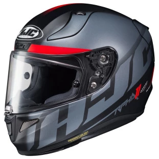 Capacete HJC RPHA 11 Spicho - Cinza/Preto/Vermelho  - Masculino - Feminino - Suporte pinlock