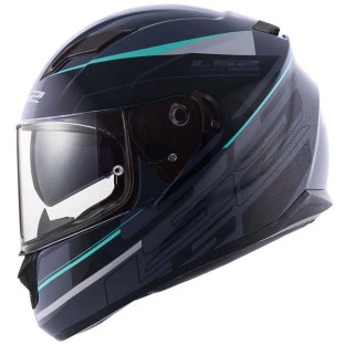 Capacete LS2 FF320 Stream Ixel - Cinza/Preto/Prata - Masculino - Feminino - Óculos interno
