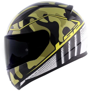 Capacete LS2 FF353 Rapid Bravado - Preto/Amarelo - Masculino - Feminino