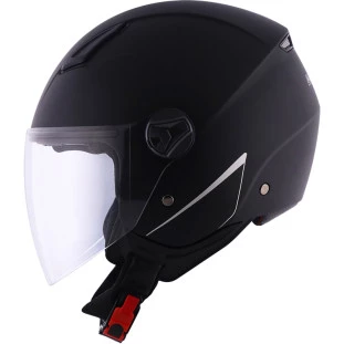 Capacete Norisk Orion Monocolor (Aberto) - Preto Fosco - Para Moto Masculino e Feminino - Unisex