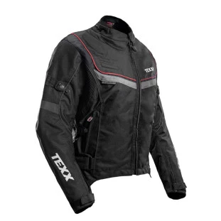 Jaqueta Texx New Strike V2 Lady - Preto/Vermelho (Feminina)