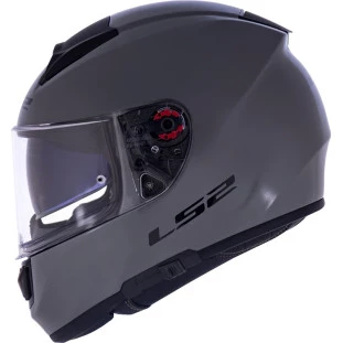 Capacete LS2 Vector FF397 Mono Nardo - Cinza - Masculino - Feminino - Óculos interno - Tri-composto