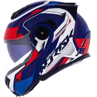 Capacete Norisk Speedmax  Route FF345 - Azul/Branco/Vermelho 