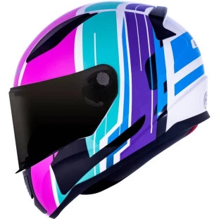 Capacete LS2 FF353 Rapid Flag - Rosa - Masculino - Feminino