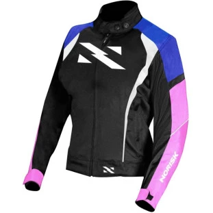 Jaqueta Norisk NR-01 Lady - Preto/Rosa/Branco (Feminina)