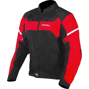 Jaqueta Norisk NR-02 (Ventilada) - Preto/Vermelho