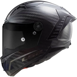 Capacete LS2 Thunder Carbon Monocolor - Preto (100% Carbono) 58/M