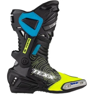 Bota Texx Pista - Preto/Azul/Verde