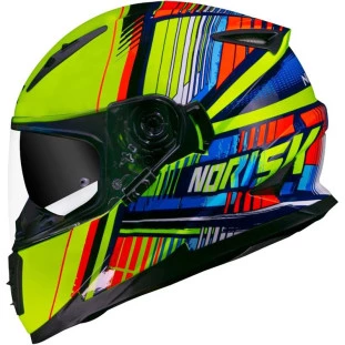 Capacete Norisk FF302 Soul Advance  - Óculos Interno - Amarelo  - Para Moto Masculino e Feminino - Unisex