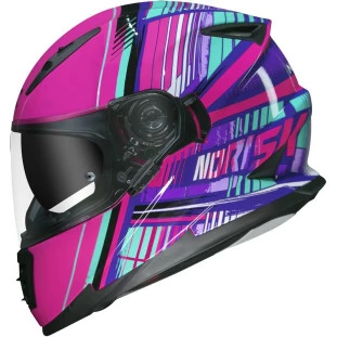 Capacete Norisk FF302 Soul Advance - Óculos Interno - Rosa  - Para Moto Masculino e Feminino - Unisex