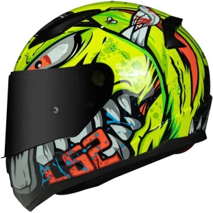 Capacete LS2 FF353 Rapid Badass - Amarelo - Masculino - Feminino